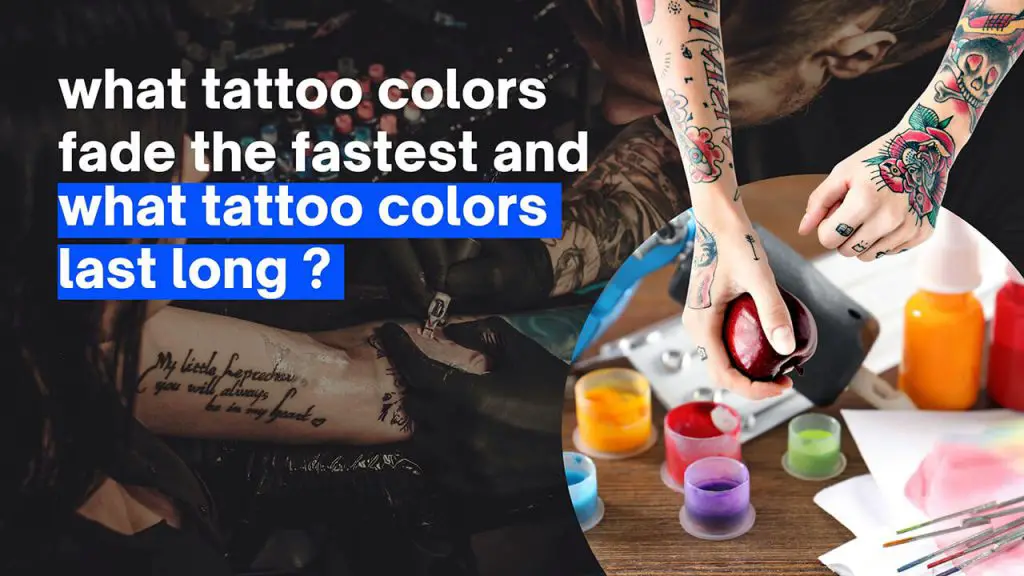 Why do tattoo colors fade