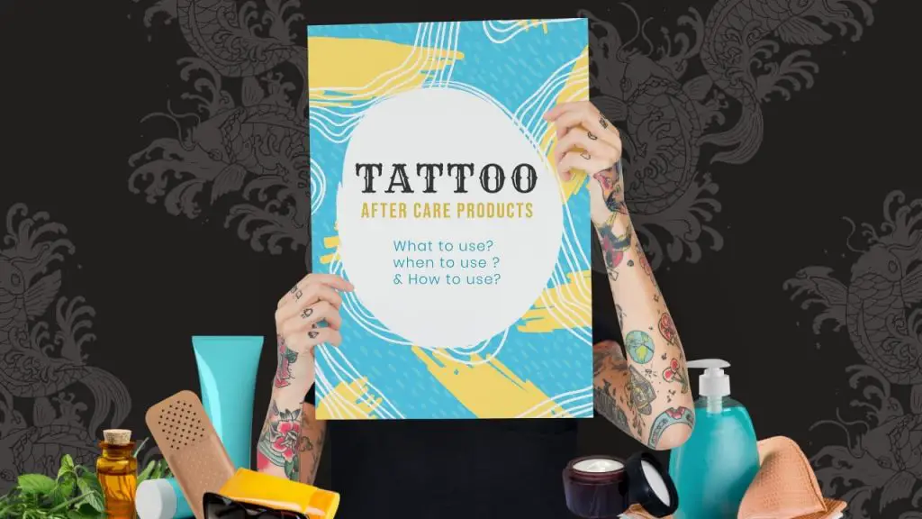 Tattoo care after products
