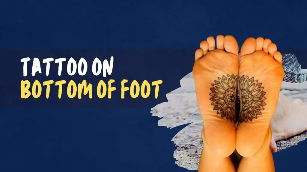 Tattoo on bottom of foot