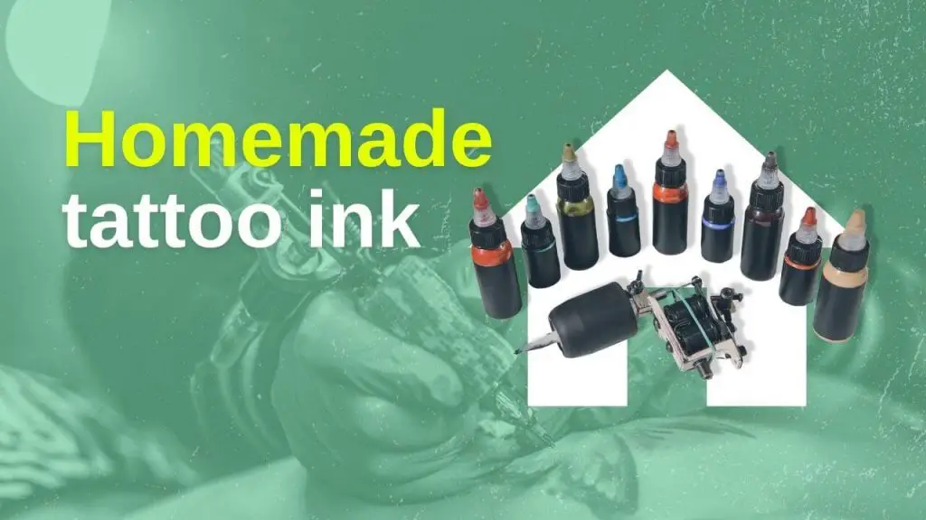 Homemade tattoo ink